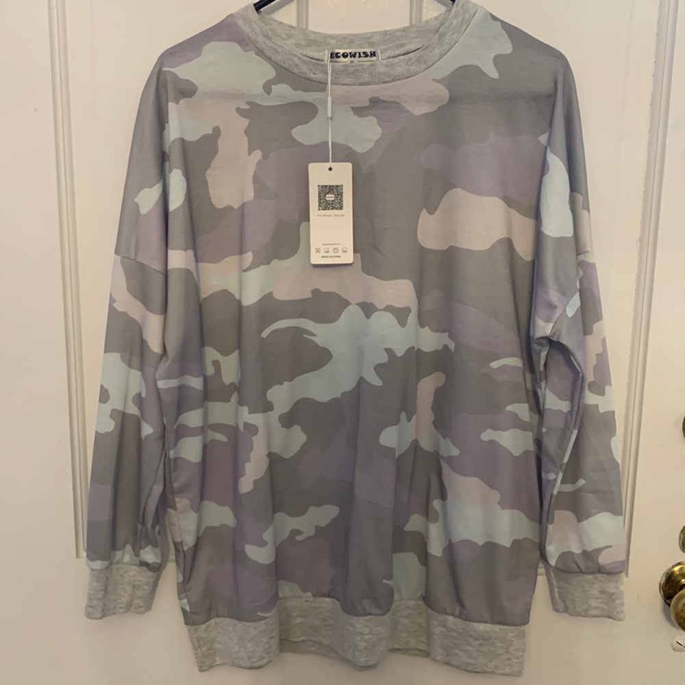 Pastel Camo Sweatshirt